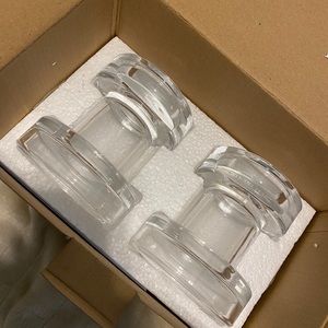 Clearly Creative Reversible Candle Holder Set